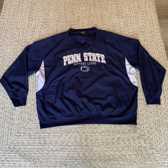Vtg Penn State University PSU Nittany Lions Jacket Pro Edge Men’s XL Windbreaker - Picture 3 of 9